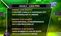 Noticia: VIDEO | Fecha 5: Así se jugará la reanudación de la Liga Pro VIDEO | Fecha 5: Así se jugará la reanudación de la Liga Pro