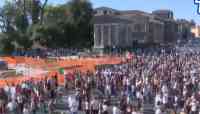 Noticia: VIDEO | Ciudadanos de Roma manifestaron contra el uso de la mascarilla y posible vacuna del covid-19 VIDEO | Ciudadanos de Roma manifestaron contra el uso de la mascarilla y posible vacuna del covid-19