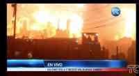 Noticia: Informe en vivo | ¡Aún no para el fuego! Así luce la cartonera incendiada en Durán Informe en vivo | ¡Aún no para el fuego! Así luce la cartonera incendiada en Durán
