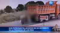 Noticia: VIDEO | Motociclistas se impactan de frente contra una volqueta que estaba parqueada VIDEO | Motociclistas se impactan de frente contra una volqueta que estaba parqueada