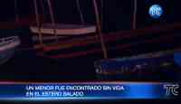 VIDEO | Un menor fue encontrado ahogado en el Estero Salado de Guayaquil