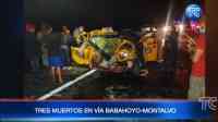 Noticia: VIDEO | Choque mortal en la carretera, provocó incendio y muerte de tres personas VIDEO | Choque mortal en la carretera, provocó incendio y muerte de tres personas