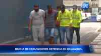 VIDEO | Banda de estafadores es detenida en Guayaquil