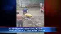VIDEO | Niño muere electrocutado al noroeste de Guayaquil