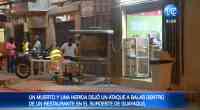 Noticia: Balacera en pleno restaurante en el sur de Guayaquil Balacera en pleno restaurante en el sur de Guayaquil