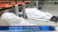 Noticia: Pacientes con Covid-19 son atendidos en el piso en hospital de Quito Pacientes con Covid-19 son atendidos en el piso en hospital de Quito