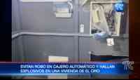 Noticia: Fallido robo a un cajero automático en El Oro Fallido robo a un cajero automático en El Oro
