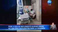 Noticia: Atienden a pacientes en los pasillo de los hospitales Atienden a pacientes en los pasillo de los hospitales