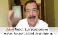 Noticia: Jaime Nebot pide una "oportunidad" para el candidato Guillermo Lasso Jaime Nebot pide una "oportunidad" para el candidato Guillermo Lasso