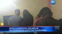 Noticia: Continúan las fiestas clandestinas en el Ecuador Continúan las fiestas clandestinas en el Ecuador