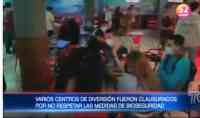 Noticia: Centros de diversión fueron clausurados por irrespetar medidas de bioseguridad Centros de diversión fueron clausurados por irrespetar medidas de bioseguridad