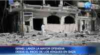 Noticia: Israel continúa con sus ataques con bomba en Gaza Israel continúa con sus ataques con bomba en Gaza