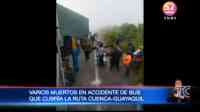 Noticia: Accidente de tránsito en la vía Cuenca - Guayaquil Accidente de tránsito en la vía Cuenca - Guayaquil