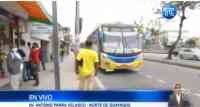 Noticia: Continúa la paralización de transportistas en Guayaquil Continúa la paralización de transportistas en Guayaquil