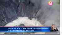 Noticia: Nueva vía corre riesgo de derrumbarse por la erosíon del río Coca Nueva vía corre riesgo de derrumbarse por la erosíon del río Coca