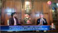 Noticia: Presidente Guillermo Lasso mantuvo contacto con ecuatorianos a través de Facebook live Presidente Guillermo Lasso mantuvo contacto con ecuatorianos a través de Facebook live