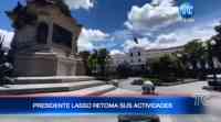 Noticia: Presidente Guillermo Lasso retoma actividades tras su cirugía Presidente Guillermo Lasso retoma actividades tras su cirugía