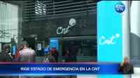 Declaran estado de emergencia institucional a CNT por ataques informativos