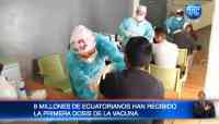 Noticia: 8 millones de ecuatorianos ya han recibido la primera dosis de la vacuna 8 millones de ecuatorianos ya han recibido la primera dosis de la vacuna