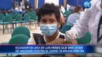 Noticia: Ecuador es uno de lo países que más dosis de vacunas aplica por día Ecuador es uno de lo países que más dosis de vacunas aplica por día