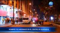 Noticia: Un hombre fue asesinado en pleno centro de Guayaquil Un hombre fue asesinado en pleno centro de Guayaquil