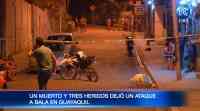 Noticia: Un muerto y tres heridos deja nuevo ataque a bala en Guayaquil Un muerto y tres heridos deja nuevo ataque a bala en Guayaquil