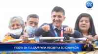 Noticia: Así recibieron a Richard Carapaz en la provincia de Carchi Así recibieron a Richard Carapaz en la provincia de Carchi