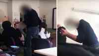 Noticia: FUERTES IMÁGENES | Un profesor abofetea a un alumno por no usar mascarilla FUERTES IMÁGENES | Un profesor abofetea a un alumno por no usar mascarilla