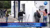 Noticia: Sancionados en toque de queda cumplieron trabajo comunitario en Quito Sancionados en toque de queda cumplieron trabajo comunitario en Quito