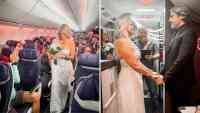 Noticia: No alcanzaban llegar a su boda y se casaron en el avión No alcanzaban llegar a su boda y se casaron en el avión