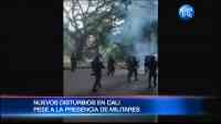Noticia: Pese a la militarización en Cali sigue la violencia y protestas Pese a la militarización en Cali sigue la violencia y protestas