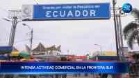 Imagen: Intensa actividad comercial en la frontera sur de Ecuador Intensa actividad comercial en la frontera sur de Ecuador
