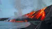 Noticia: Lava del volcán de La Palma alcanza una playa Lava del volcán de La Palma alcanza una playa