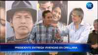 Imagen: Presidente Lasso entrega viviendas en Orellana Presidente Lasso entrega viviendas en Orellana