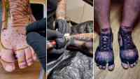 Noticia: Un hombre se tatuó los zapatos para no tener que comprar calzado nunca más Un hombre se tatuó los zapatos para no tener que comprar calzado nunca más